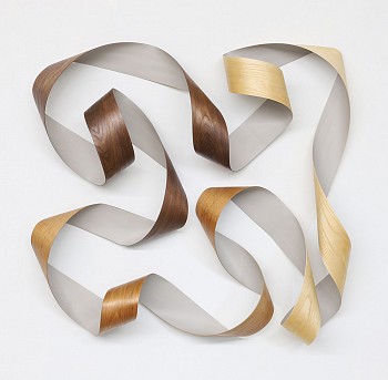 Jeremy Holmes -&nbsp;Three Woods No. 2 48 x 49 x 9 in.
